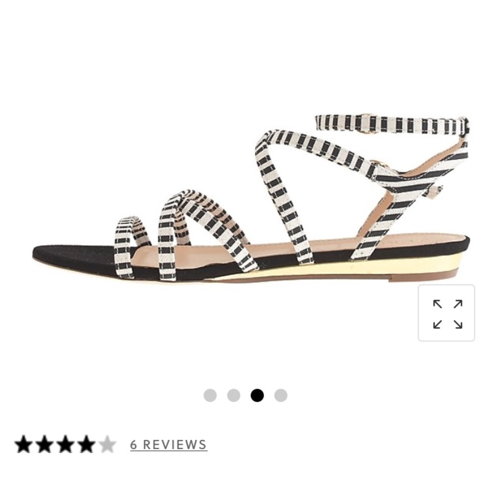 J.Crew “Emmaline” Mini-Wedge Sandals size 7